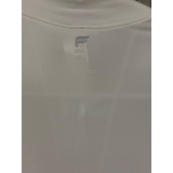 Fabletics Womens Medium White Half-Zip Pullover Long Sleeve Top Athletic - Picture 5 of 14